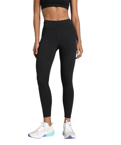 PUMA Unisex Move Cloudspun Tight – HW 7/8 AOP baby strumpfhose, PUMA Black, PUMA Unisex Move Cloudspun Tight – HW 7/8 AOP baby strumpfhose, PUMA Black, von PUMA