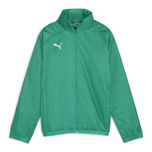 PUMA Unisex Teamgoal Allweather Jr Poly-Jacke, Sport Green-PUMA White, 116 EU von PUMA