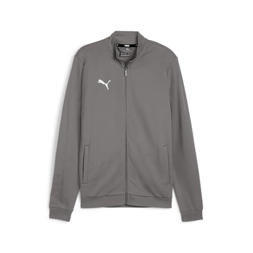 PUMA Herren Teamgoal Casual Tracktop Trainingsjacke, Flach, Mittelgrau, Puma-weiß, XL EU PUMA Herren Teamgoal Casual Tracktop Trainingsjacke, Flach, Mittelgrau, Puma-weiß, XL EU von PUMA