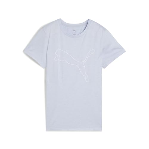 PUMA Unisex W TAD Essential Heather Logo Tee T-Shirts, Cool Weather Heather, PUMA Unisex W TAD Essential Heather Logo Tee T-Shirts, Cool Weather Heather, von PUMA