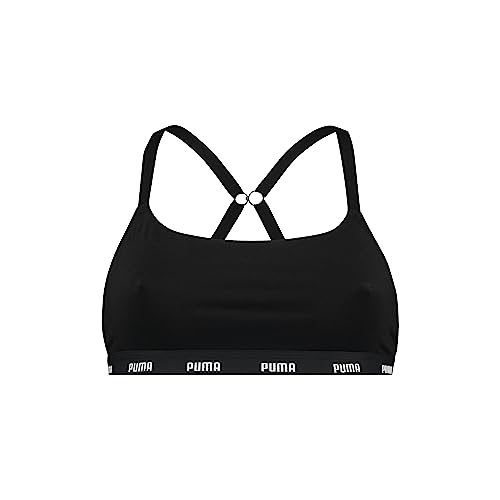 PUMA Damen Cross-back Bralette, Schwarz, XS EU von PUMA