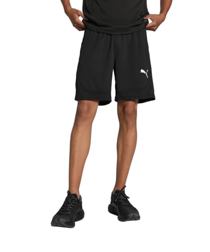 PUMA teamFINAL Training Shorts, Unisex-Erwachsene Gestrickte Shorts, PUMA Black-PUMA Silver, 658566 von PUMA