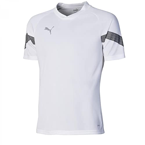 PUMA teamFinal Training Fußballtrikot Herren weiß/Silber, XL von PUMA