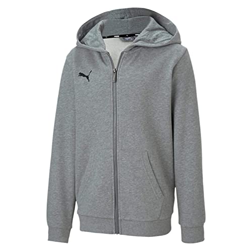 PUMA Kinder teamGOAL 23 Casuals Hooded Jacket Jr Kapuzenjacke, Medium Gray Heather, 152 von PUMA