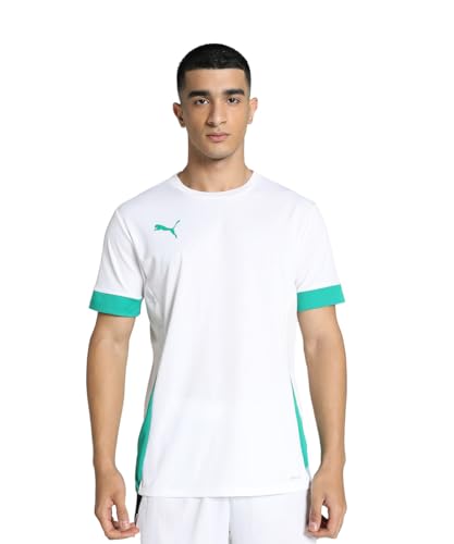 PUMA teamGOAL Matchday Jersey, Unisex-Erwachsene Fußballtrikot, PUMA White-Sport Green, von PUMA