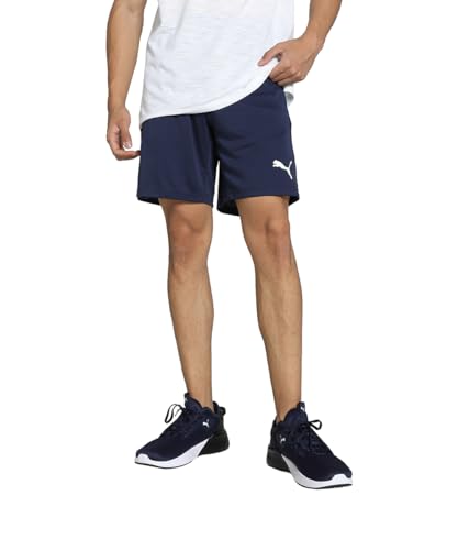 PUMA teamGOAL Training Short, Unisex-Erwachsene Gestrickte Shorts, PUMA Navy-PUMA White-Persian Blue, 658643 von PUMA