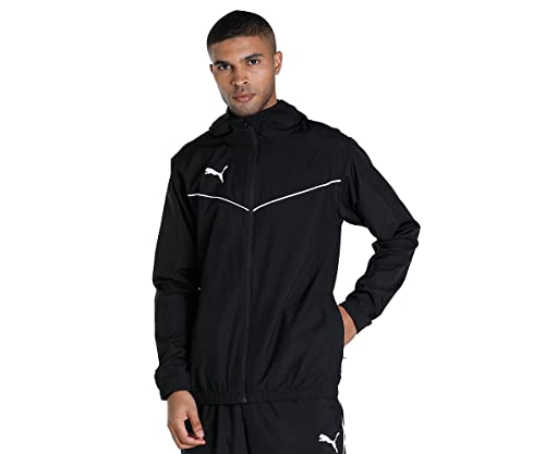 PUMA teamRISE All Weather Jacket, Puma Black-puma White, XL von PUMA