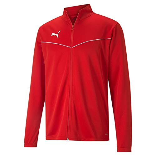 PUMA teamRISE Poly Trainingsjacke Herren rot/weiß, L PUMA teamRISE Poly Trainingsjacke Herren rot/weiß, L von PUMA