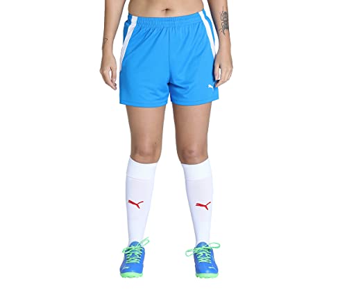 PUMA womens Shorts, Electric Blue Lemonade-Puma White, L PUMA womens Shorts, Electric Blue Lemonade-Puma White, L von PUMA