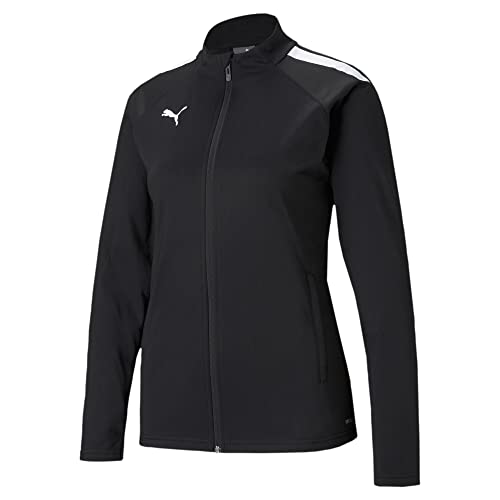 PUMA Damen Teamliga Training Jacket Sweater, Puma Black-puma White, S EU von PUMA