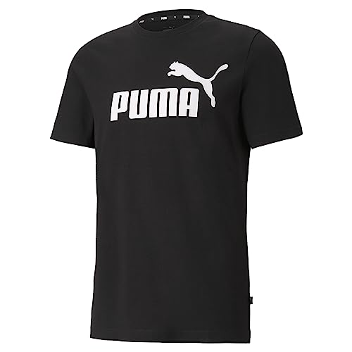PUMA Herren Ess logo te T shirt, Puma Black, S EU von PUMA