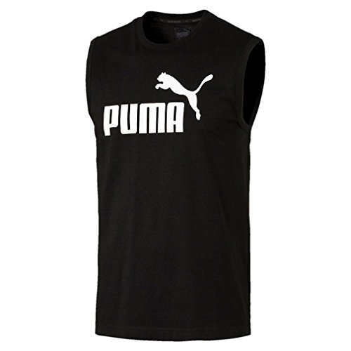 Puma Herren ESS No.1 SL Tee T-Shirt, Black, M von PUMA