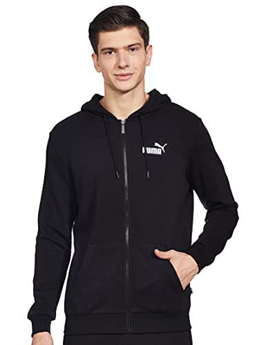 Puma Herren ESS S Logo FZ Hoodie TR Pullover, Black, M Puma Herren ESS S Logo FZ Hoodie TR Pullover, Black, M von PUMA