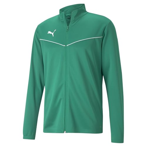 PUMA Herren Teamrise Training Poly Jacket Trainingsjacke, Grün (Pepper Green White), XL PUMA Herren Teamrise Training Poly Jacket Trainingsjacke, Grün (Pepper Green White), XL von PUMA