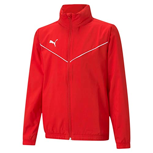 Puma Kinder teamRISE All Weather JKT Jr Windbreaker, Red White, 128 Puma Kinder teamRISE All Weather JKT Jr Windbreaker, Red White, 128 von PUMA
