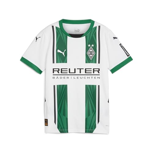 Puma Offizielles Trikot „Home“ Junior Größe 128 | Borussia Mönchengladbach Saison 24/25 | Kurzarm, dryCELL, aus recyceltem Polyester Kindertrikot von PUMA