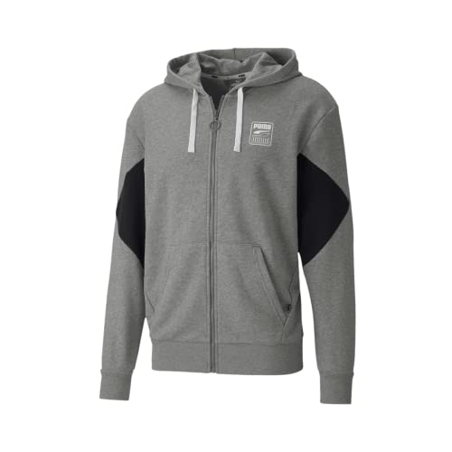 Puma Rebel FZ Hoodie TR M grau von PUMA