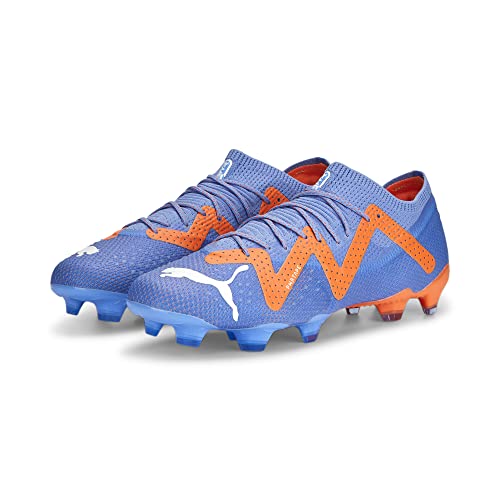 Puma Unisex Fußballschuhe Future Ultimate Low FG/AG 107169 Blue Glimmer-Puma White-Ultra Orange 45 von PUMA