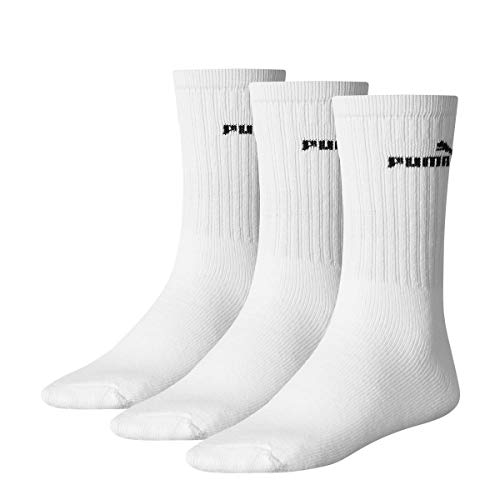 Puma - Unisex Sport Socken 3er Pack, weiß, 47-50 Puma - Unisex Sport Socken 3er Pack, weiß, 47-50 von PUMA