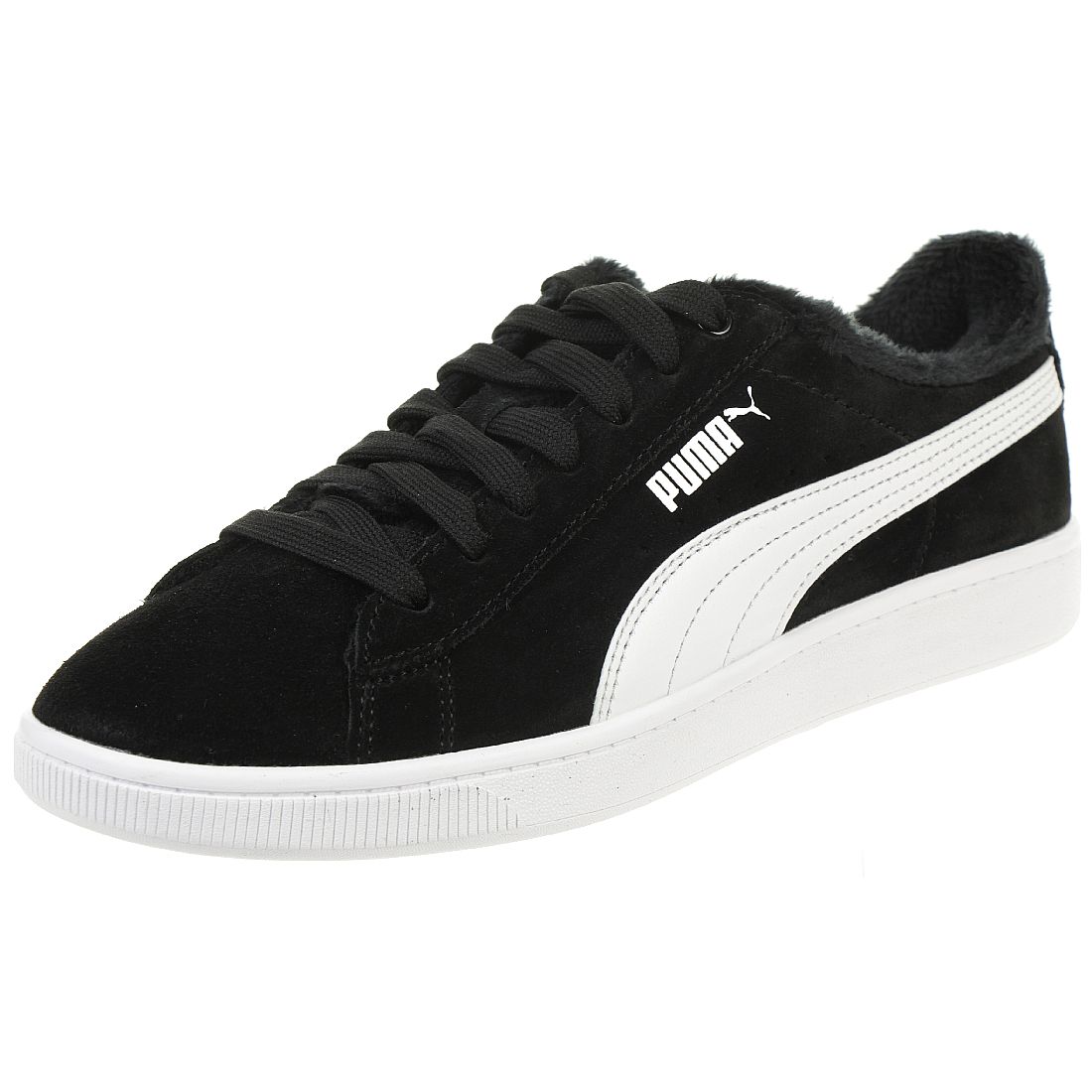 Puma Vikky v2 Fur Damen Sneaker Winterschuhe Schuhe gefüttert schwarz 369981 von Puma