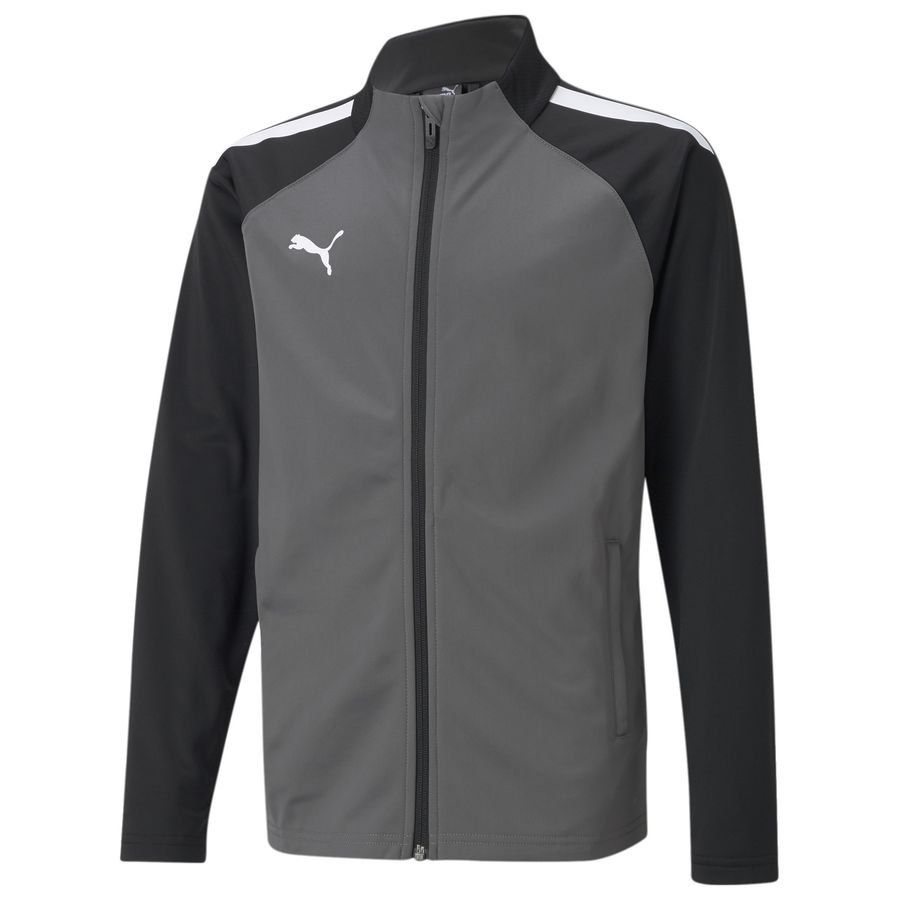 teamLIGA Training Jacket Jr Smoked Pearl-Puma White von PUMA