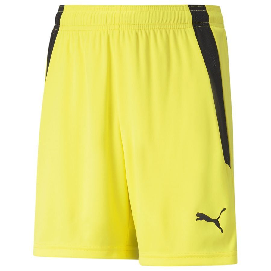 teamLIGA Shorts Jr Fluo Yellow-Puma Black von PUMA