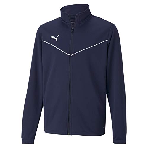 PUMA Unisex Teamrise Training Poly Jacket Sweatshirt, Navy (Peacoat-puma Navy ) , 140 EU von PUMA