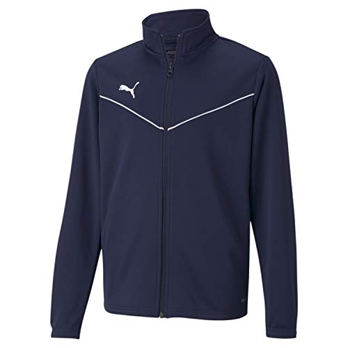 PUMA Kinder Trainingssjacke teamRISE Training Poly Jacket Jr 657393, Peacoat-Puma White, 152 PUMA Kinder Trainingssjacke teamRISE Training Poly Jacket Jr 657393, Peacoat-Puma White, 152 von PUMA