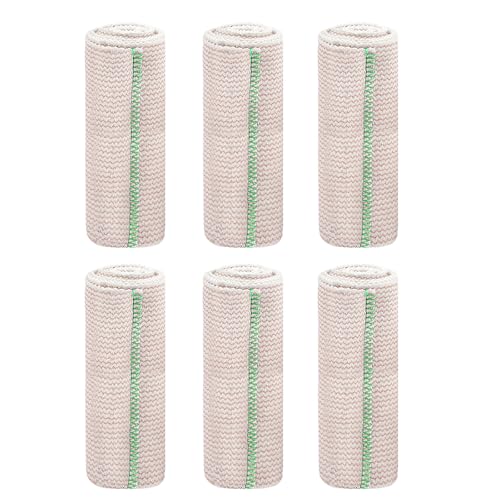 PURFUU Elastische Kompressionsbandage, verstellbar, für Sport, Athletik, Kompressionsbandage zur Verletzungsprävention, 6 Stück von PURFUU