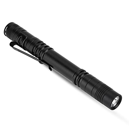 PUSOKEI Tragbares Blitzlicht, wasserdichte Taschenlampe in Stiftform, Ultrahelle Mini-LED-Taschenlampe, Betrieben mit 2 * AAA-Batterie von PUSOKEI