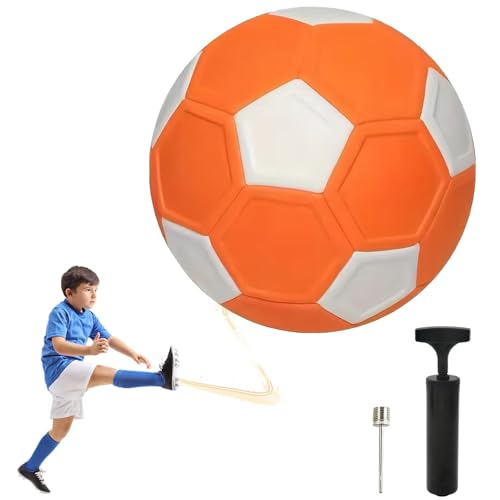 PVFZXS Curve Ball, 20cmcurveball, Ausgestattet Mit 1-Ballpumpe,Curve Ball Fussball, Flexibler Fussball Mit Wissenschaftlichem Design, Kinder Fußball Ball Kleiner Sportball Für 5–15 Jährige PVFZXS Curve Ball, 20cmcurveball, Ausgestattet Mit 1-Ballpumpe,Curve Ball Fussball, Flexibler Fussball Mit Wissenschaftlichem Design, Kinder Fußball Ball Kleiner Sportball Für 5–15 Jährige von PVFZXS