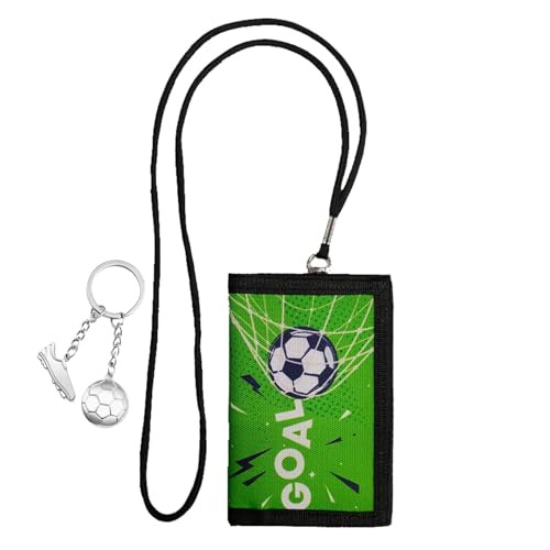 PVFZXS Geldbeutel Kinder, Fußball Motiv Brustbeutel Kinder, Kinder Geldbeutel Junge Mädchen | Geldbörse zum Umhängen | mit Fußball Metall Schlüsselanhänger für Geldbörse PVFZXS Geldbeutel Kinder, Fußball Motiv Brustbeutel Kinder, Kinder Geldbeutel Junge Mädchen | Geldbörse zum Umhängen | mit Fußball Metall Schlüsselanhänger für Geldbörse von PVFZXS