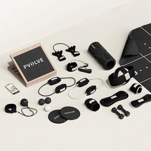 Pvolve Total Transformation Bundle-Home Gym Fitnessgerät für Ganzkörper-Krafttraining und Erholung Pvolve Total Transformation Bundle-Home Gym Fitnessgerät für Ganzkörper-Krafttraining und Erholung von PVOLVE