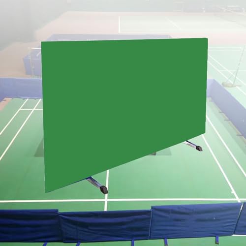 Faltbare Tischtennis-Schirmung, Indoor-Trainingsfeldzaun, der Hindernisblöcke umgibt, in Schulen und Stadien verwendet wird, temporärer Trennschirm (sechs Farben erhältlich) (Farbe: Grün, Größe: 140 x von PWABAF