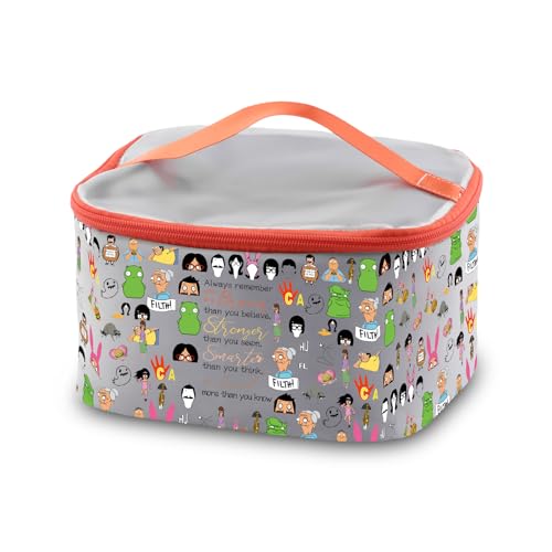 PXTIDY Comedy Cartoon TV Show Merchandise Geschenke Bob Belcher Kosmetiktasche Paar Geschenk Burger Stil Geschenk für Bob's Fans, beige, Einheitsgröße, Kosmetiktasche PXTIDY Comedy Cartoon TV Show Merchandise Geschenke Bob Belcher Kosmetiktasche Paar Geschenk Burger Stil Geschenk für Bob's Fans, beige, Einheitsgröße, Kosmetiktasche von PXTIDY