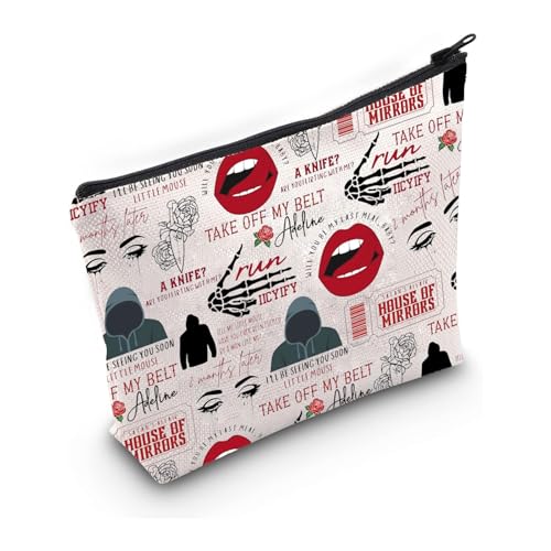 PXTIDY Dark Romance Make-up-Tasche, Haunting Adeline, Katze, Maus, Duett, Büchergeschenk, Buchtich, Reise-Make-up-Organizer-Tasche, beige, Make-up-Tasche PXTIDY Dark Romance Make-up-Tasche, Haunting Adeline, Katze, Maus, Duett, Büchergeschenk, Buchtich, Reise-Make-up-Organizer-Tasche, beige, Make-up-Tasche von PXTIDY