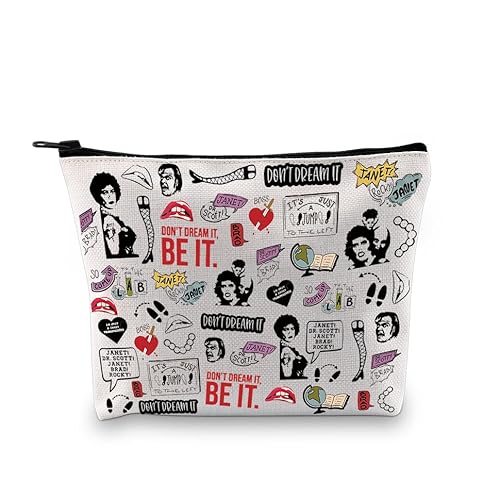 PXTIDY Kosmetiktasche mit Rocky-Horror-Figuren, Bild, Show, Geschenk, Filme, Serie, Fans, Geschenk, Horrorfilm, Musikfilm, Themengeschenke, Beige, ONE SIDE, modisch PXTIDY Kosmetiktasche mit Rocky-Horror-Figuren, Bild, Show, Geschenk, Filme, Serie, Fans, Geschenk, Horrorfilm, Musikfilm, Themengeschenke, Beige, ONE SIDE, modisch von PXTIDY