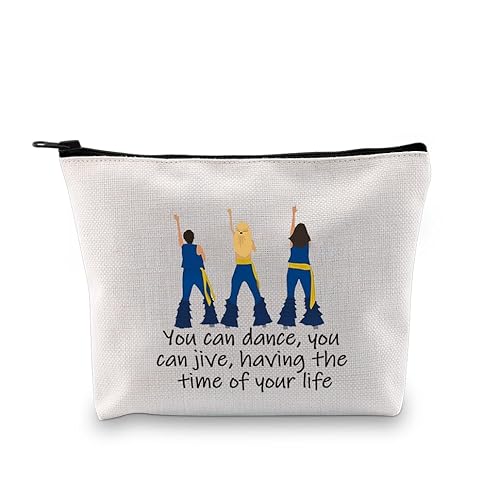 PXTIDY Mamma The Musical Inspired Gift You Can Dance You Can Jive Dancing Queen Zitat Kosmetiktasche Mia Musikliebhaber Geschenk, beige, Einheitsgröße, Kosmetiktasche PXTIDY Mamma The Musical Inspired Gift You Can Dance You Can Jive Dancing Queen Zitat Kosmetiktasche Mia Musikliebhaber Geschenk, beige, Einheitsgröße, Kosmetiktasche von PXTIDY