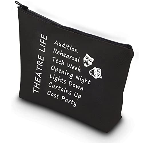 PXTIDY Theater Life Make-up Tasche Drama Theater Geschenke Komödie Tragödie Maske Theater Drama Make-up Tasche Drama Schauspieler von PXTIDY