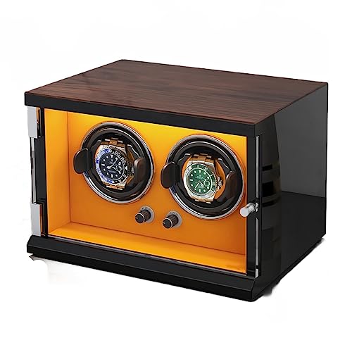 PYYLTTP Uhr Wickler Automatic Watch Winder Box für den 2/4/6/9/12/16 Uhren 5 Rotationsmodi für Herren- und Frauen Uhren -Aufbewahrungsschachtel Uhren -Wickler Wickler Innovate von PYYLTTP