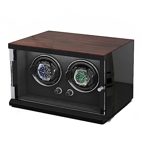 PYYLTTP Uhr Wickler Automatic Watch Winder Box für den 2/4/6/9/12/16 Uhren 5 Rotationsmodi für Herren- und Frauen Uhren -Aufbewahrungsschachtel Uhren -Wickler Wickler Innovate von PYYLTTP