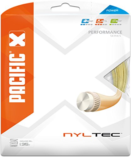 pacific Tennissaite Nyltec - 12.20m-Garnitur, natur, 1.35mm/15L, PC-2272.00.00 von Pacific