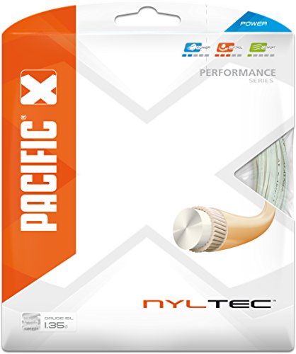 pacific Tennissaite Nyltec - 12.20m-Garnitur, Weiß, 1.35mm/15L, PC-2272.00.11 von Pacific