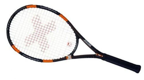 pacific Tennisschläger Raptor - unbespannt - ohne Hülle, schwarz/ orange, 5: (4 5/8), PC-0114.05.00 von Pacific