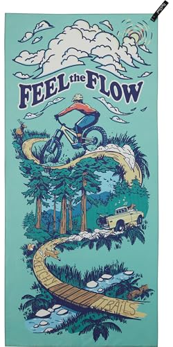 PackTowl Personal Künstlerserie - Handtuch für Reisen, Trekking, Camping, Farbe Packtowl:Flow PackTowl Personal Künstlerserie - Handtuch für Reisen, Trekking, Camping, Farbe Packtowl:Flow von PackTowl