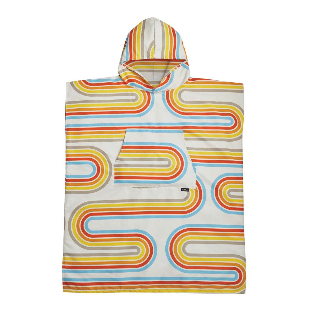 PackTowl Poncho - Retro Curve, L/XL PackTowl Poncho - Retro Curve, L/XL von PackTowl