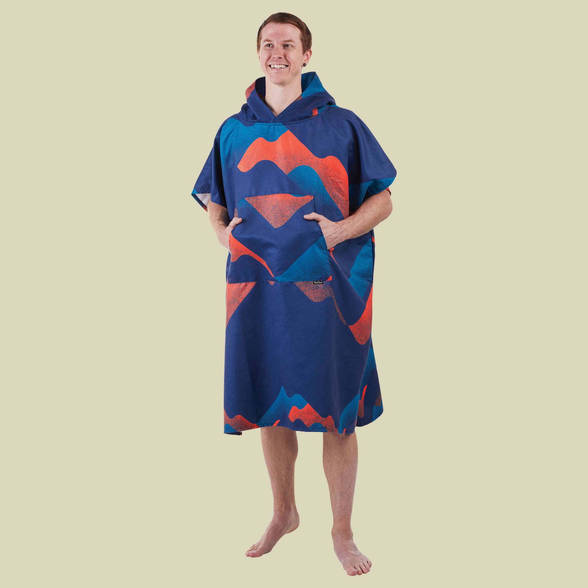 PT Poncho L/XL mehrfarbig - riso wave PT Poncho L/XL mehrfarbig - riso wave von Packtowl