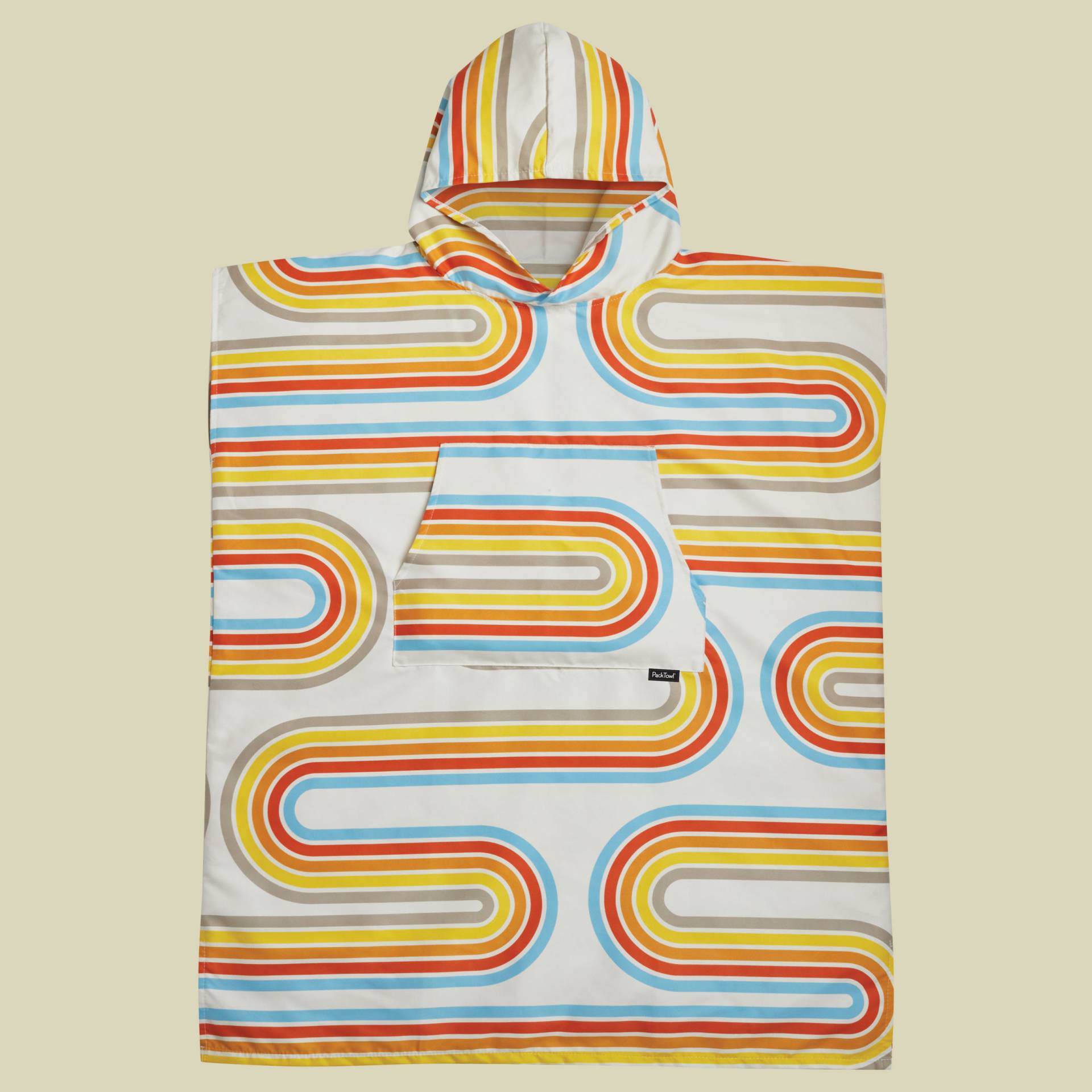 PT Poncho S/M gelb - retro curve PT Poncho S/M gelb - retro curve von Packtowl