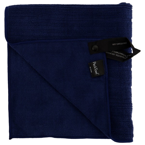 Packtowl - Luxe - Mikrofaserhandtuch Gr 42 x 92 cm - Hand blau von Packtowl