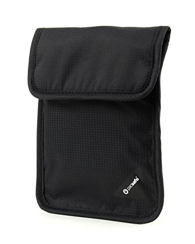Pacsafe Coversafe X75 Anti-Theft RFID Blocking Neck Pouch Brustbeutel, 17 cm, Schwarz (Black 100) von Pacsafe